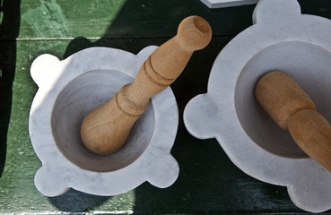 Marble mortar