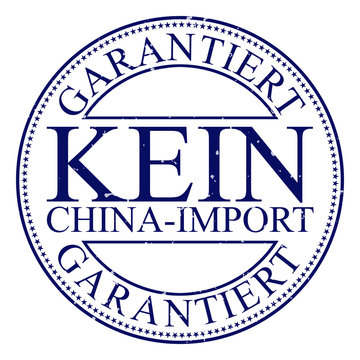 garantiert kein china-import stempel button