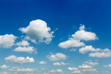 Naklejka na ściany i meble abstract clouds in the blue sky