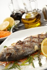 fish with lemon