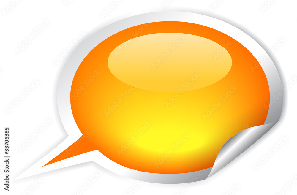 Canvas Prints glossy vector bubble