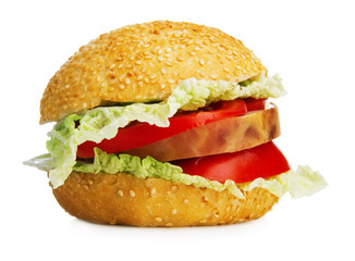 Large hamburger