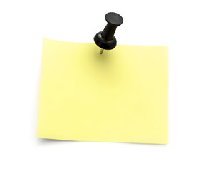 yellow note