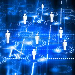 symbol of social network