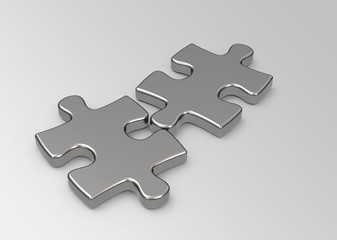 Fototapeta premium Die Puzzleteile