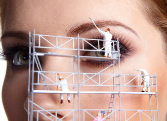 Fototapeta premium Creative make up painters