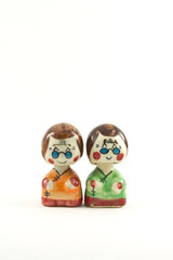 doll of old woman in japan style