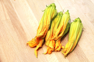 Zucchini flowers