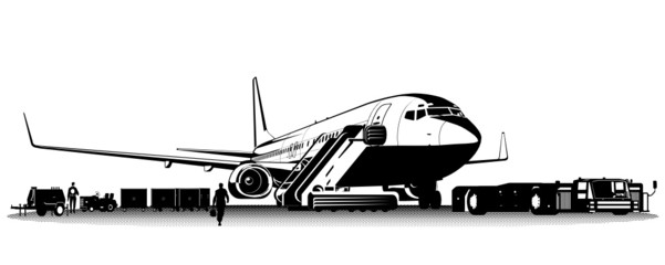 Vector commercial airliner