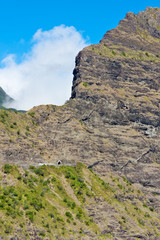 tunnel de Cap Noir, cirque de Cilaos, île de la Réunion