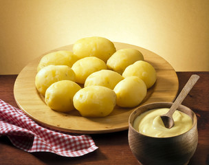 plate of potatoes