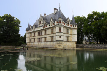 Fototapeta na wymiar Chateau d'Azay le Rideau