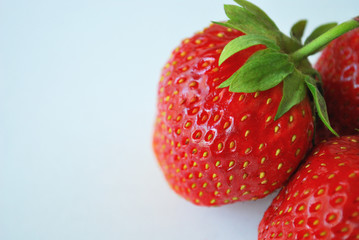 Red strawberries