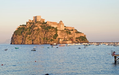 Castello Aragonese,Ischia,Italien