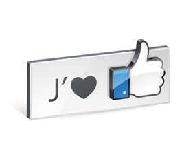 pouce haut j'aime icône