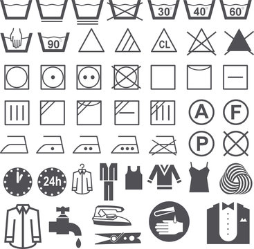 wäsche symbole