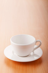 Tea on the wooden table