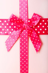 Close up of gift box