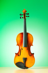 Fototapeta na wymiar Koncepcji muzyki ze skrzypcami