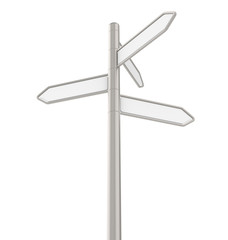 Direction signs x 4. Blank Direction signs for copy space