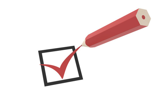 Checkmark and a Pencil
