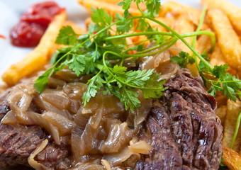 juicy steak beef meat