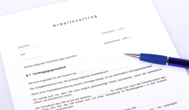 Arbeitsvertrag