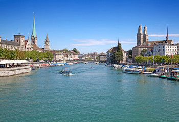 Fototapeta na wymiar Zurich w lecie