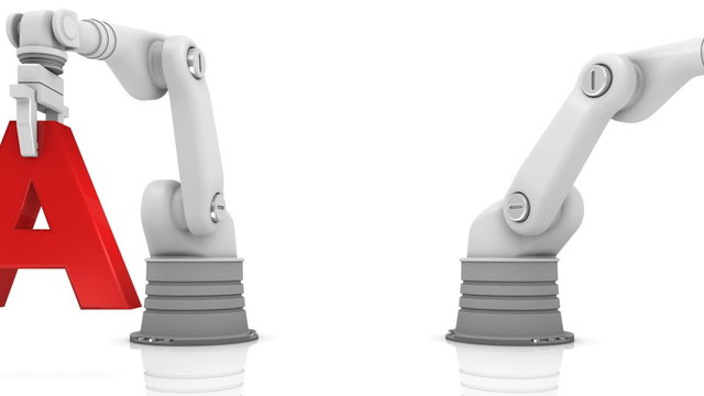 Industrial robotic arms building FAQ word
