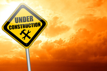 under construction sign