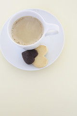 コーヒーとクッキー