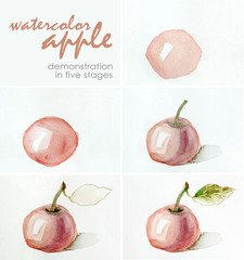 Watercolor demonstration
