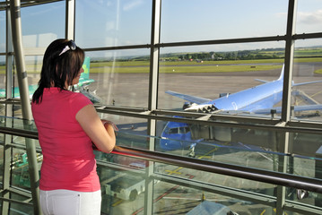 Obraz premium Waiting for my plane