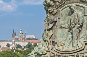 Fototapeta na wymiar Legion Bridge w Pradze