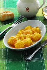 Polenta con queso taleggio - Cocina italiana