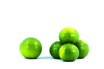 pile of green lemon