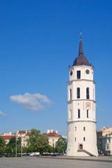 Fototapeta na wymiar Dzwonnica katedry wileńskiej, Litwa
