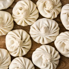 Chinkali - gefüllte Teigtaschen