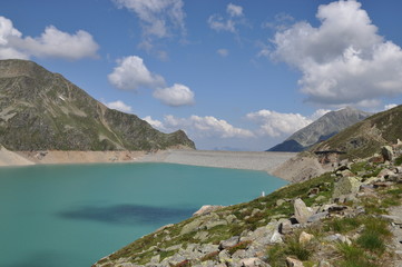 Speicher Finstertal mit Pirchkogel