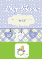baby boy shower card