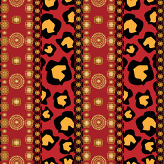 Africa stile ornament background
