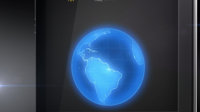 Digital tablet with internet connection features