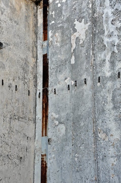 concrete factory wall