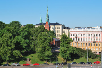 Helsinki. District of South Harbor Embankment