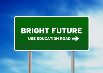 Bright Future Highway Sign