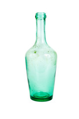 Old bottle isolated