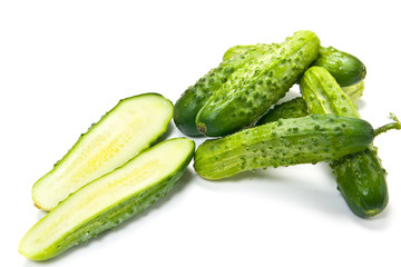 cucumber cut along