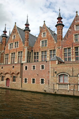 Naklejka premium canal in Bruges