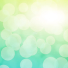 Turquoise bokeh