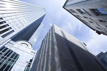 Obraz na płótnie Canvas Corporate buildings in perspective